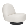 Eden bouclé swivel chair