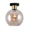 Lava 3-bulb dark gray glass pendant lamp