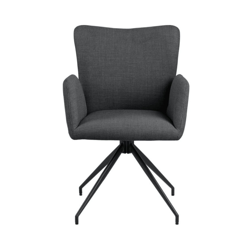 Laura fabric swivel chair