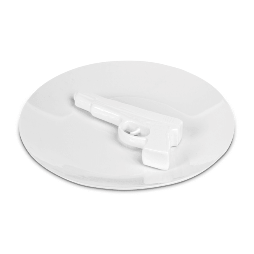 Gun ceramic bowl