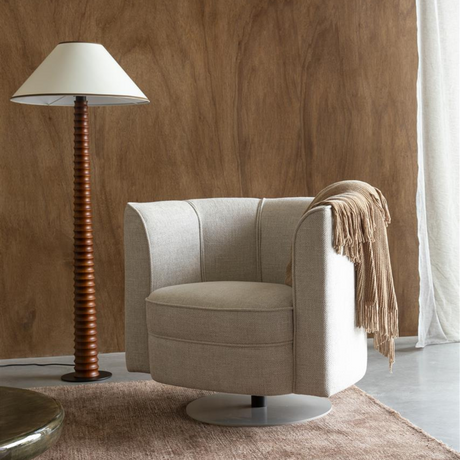 Flower velvet armchair