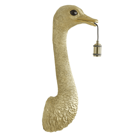 Ostrich large resin wall lamp