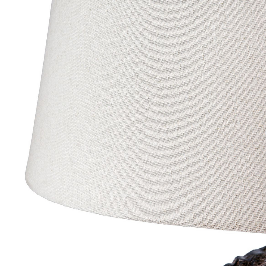 Monkey resin table lamp 34cm