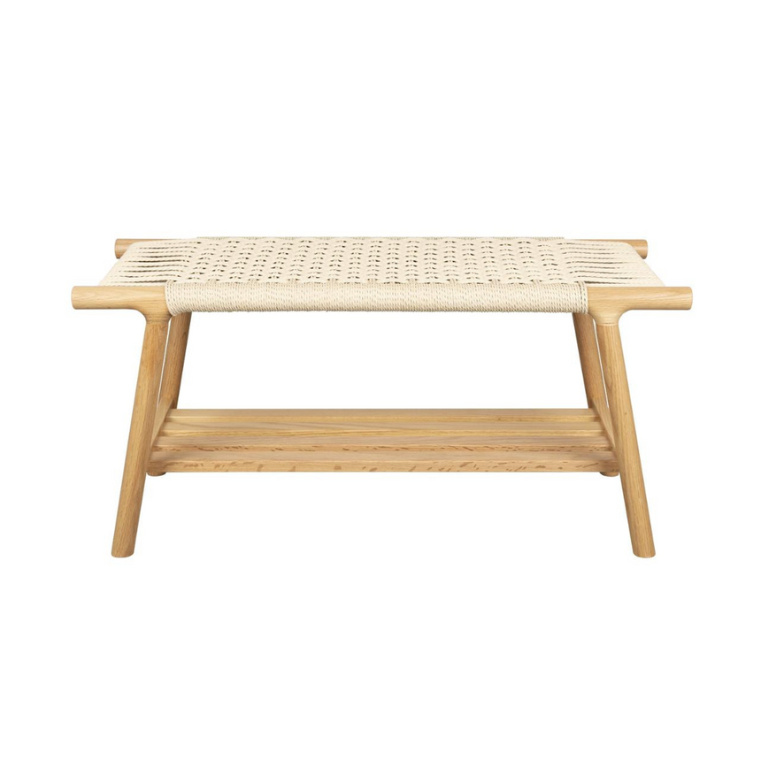 Brave wooden bench
