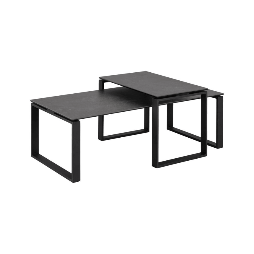 Katrine ceramic coffee table 115x69 set