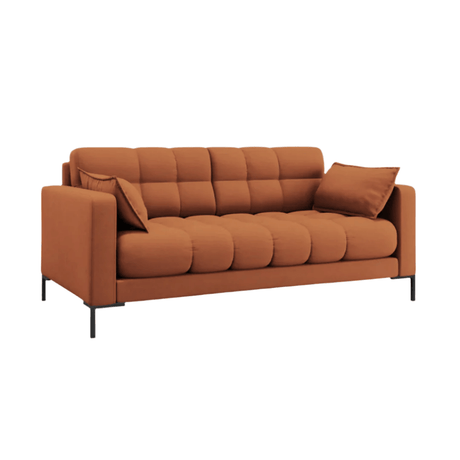 Mamaia 2 személyes szövet kanapé fekete lábbal