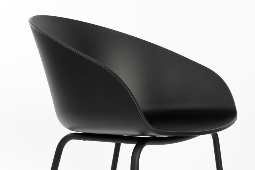 Void karfás PP szék fekete lábbal