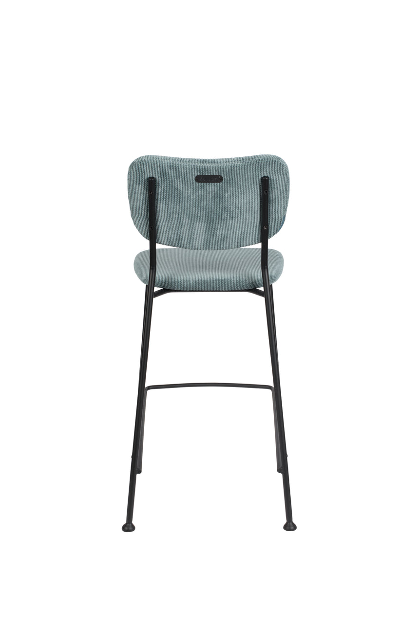 Benson corduroy low bar stool