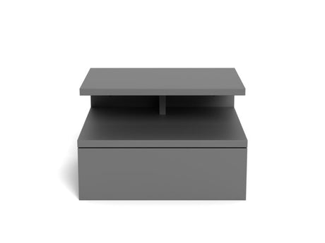 Ashlan wall-mounted wooden bedside table 35x23