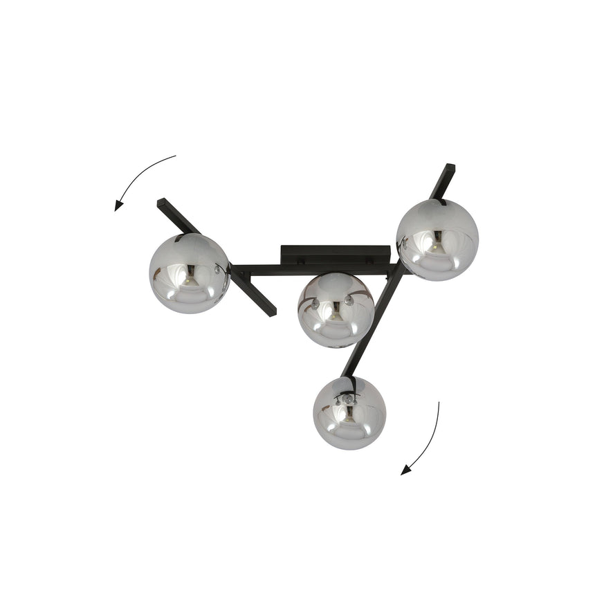 Smart 4 metal ceiling lamp