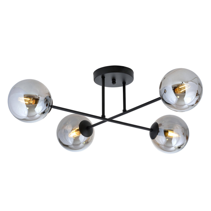 Roma 4 BL metal ceiling lamp