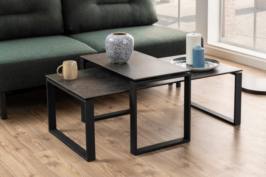 Katrine ceramic coffee table 115x69 set