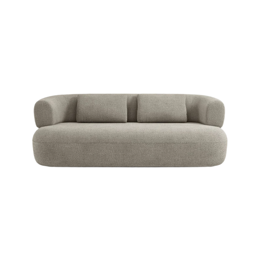 Jenny 3-seater ascot bouclé sofa