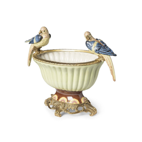 Ariel Parrots porcelán tál