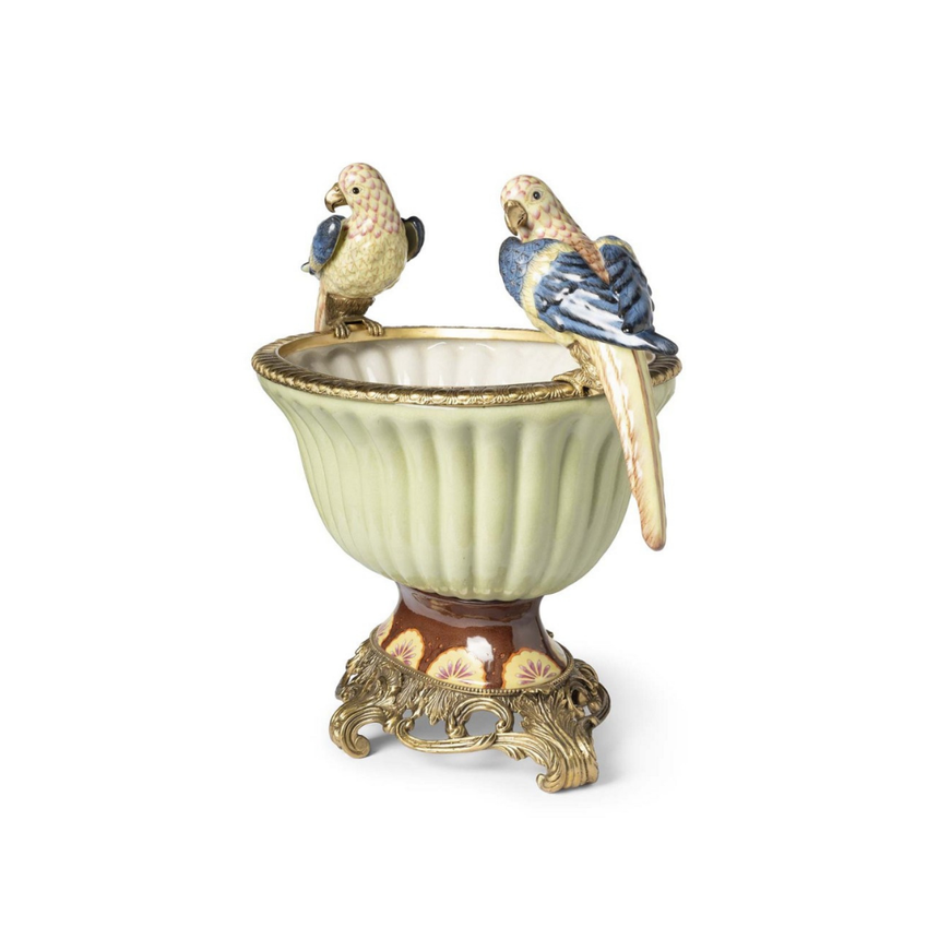 Ariel Parrots porcelán tál