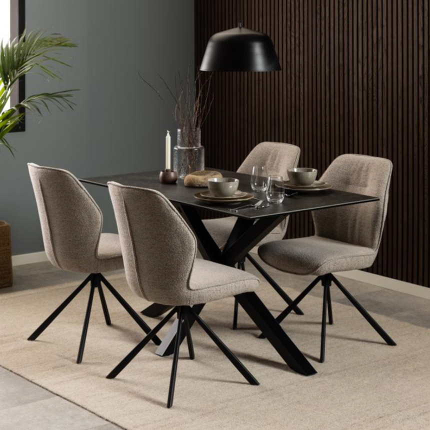 Heaven ceramic dining table 135x80