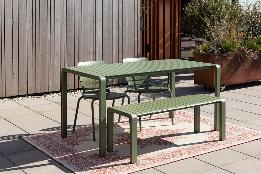 Vondel metal garden table 168x87.2