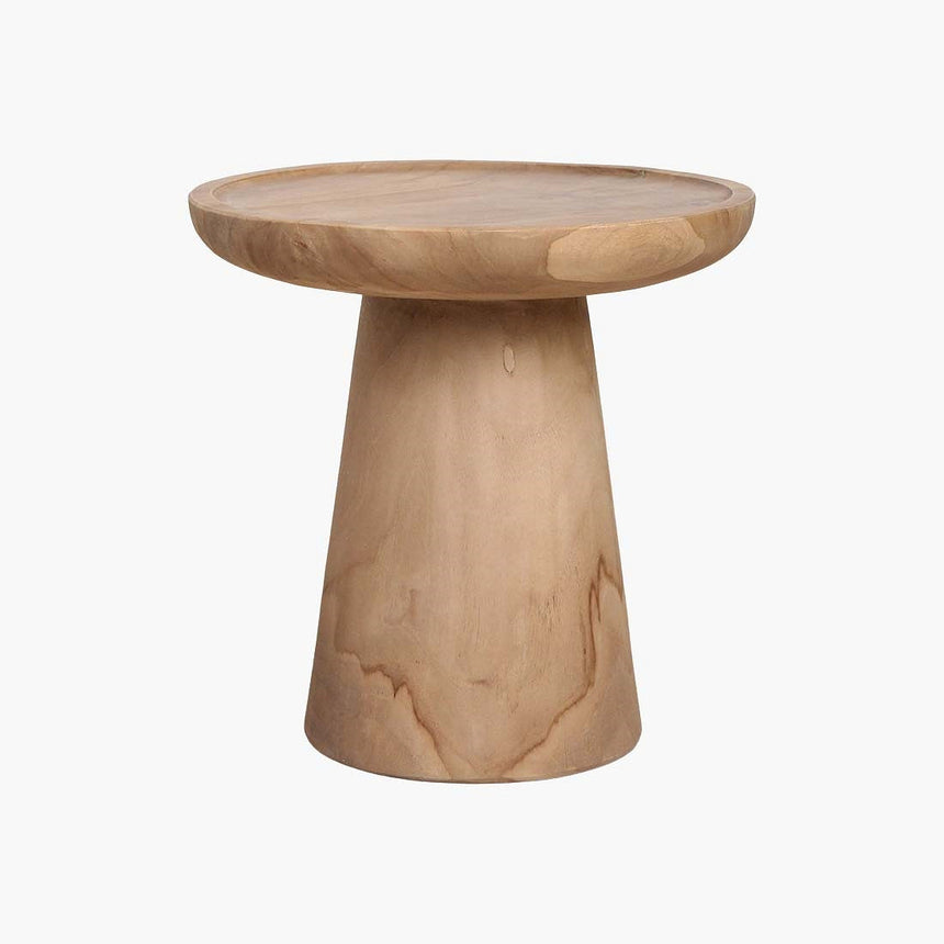 Nero Ray wooden side table