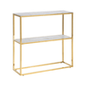 Alisma glass console table