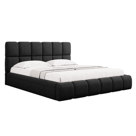 Bellis chenille bed frame 200x200