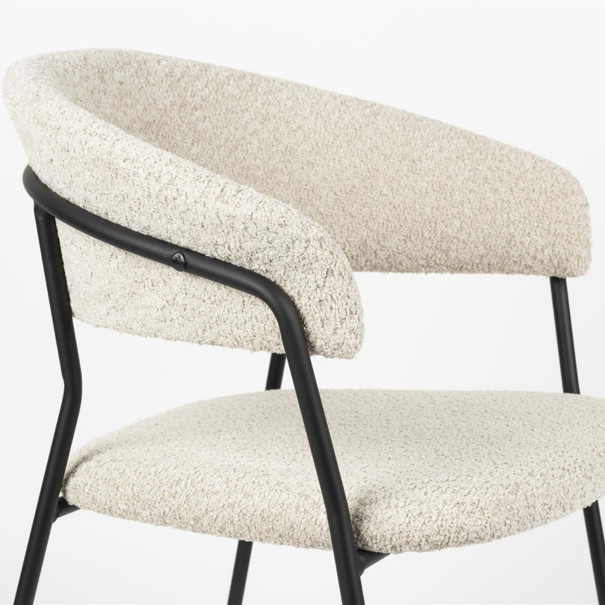 Spike rattan armchair