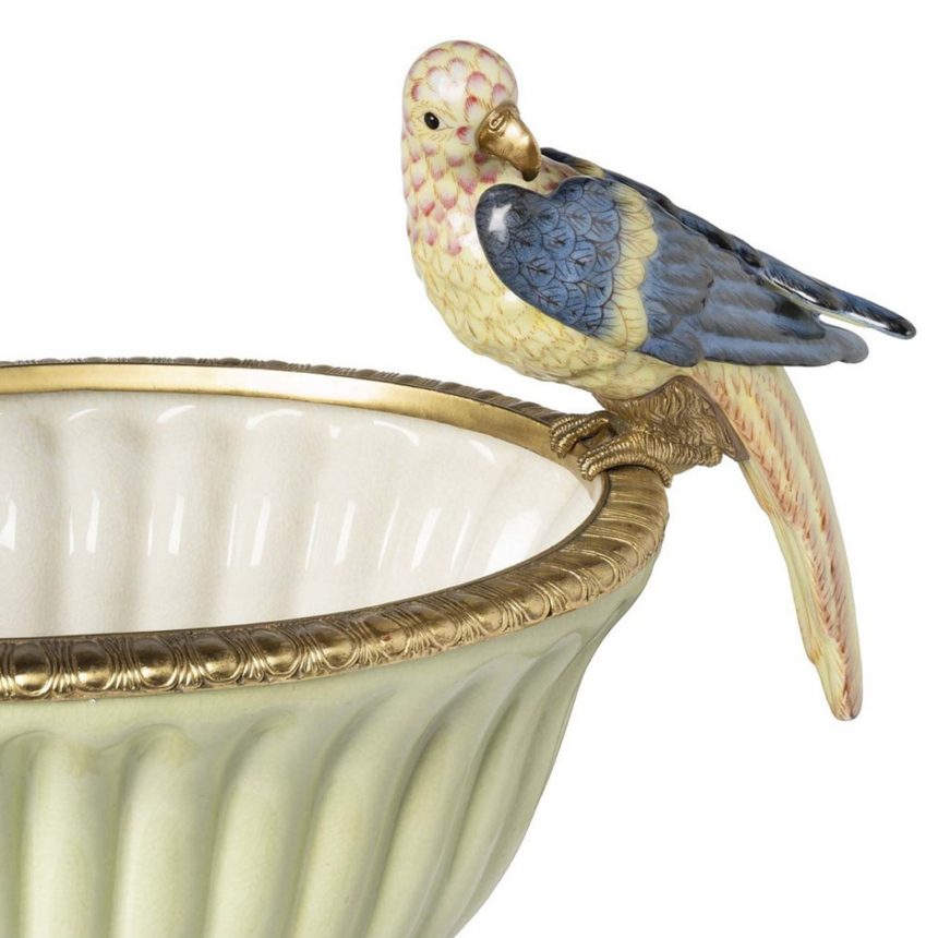 Ariel Parrots porcelán tál