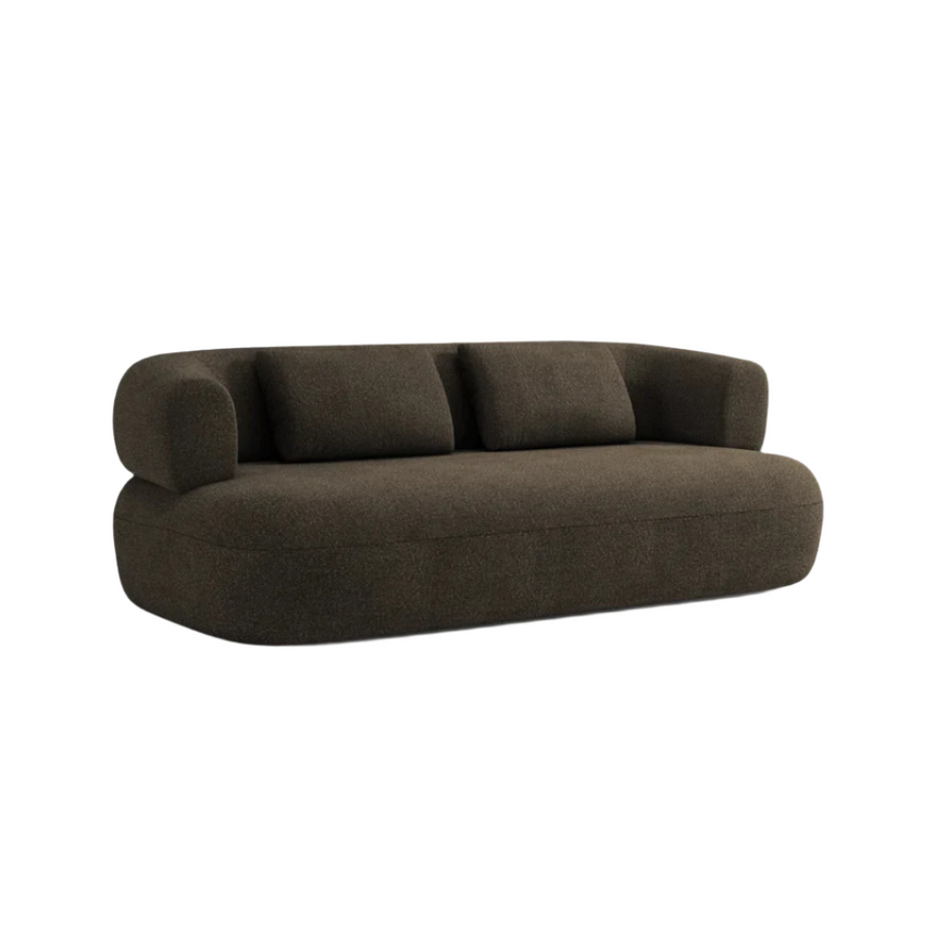 Jenny 3-seater ascot bouclé sofa