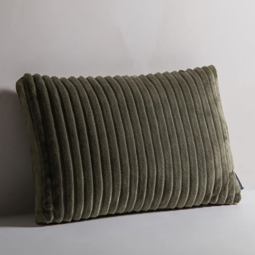 Stripy kordbársony párna