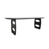 Bullnose Teardrop wooden dining table 180x90