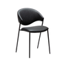 Glam bouclé chair with antique legs