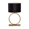 Devon fabric table lamp with bronze frame 67