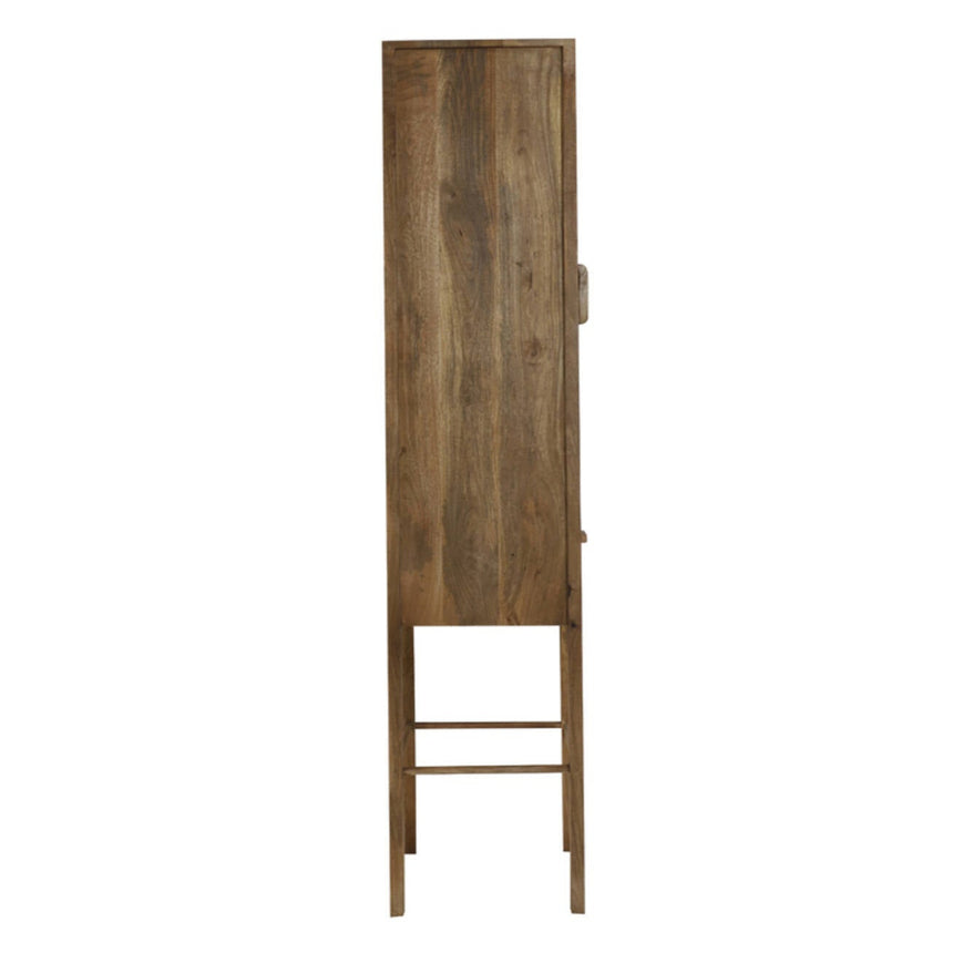 Yellow wooden dining table