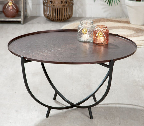 Chakki metal coffee table