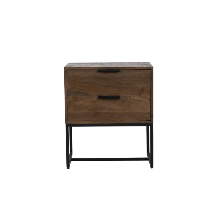 Yellow wooden dining table