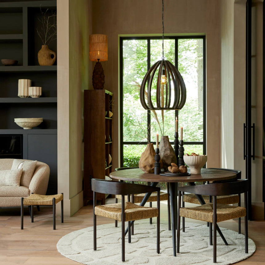 Kulona wooden dining table Ø140