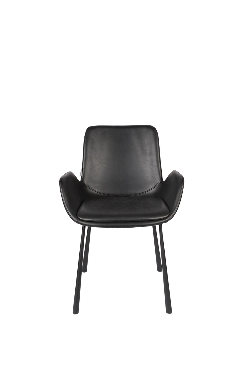 Brit textilbőr szék