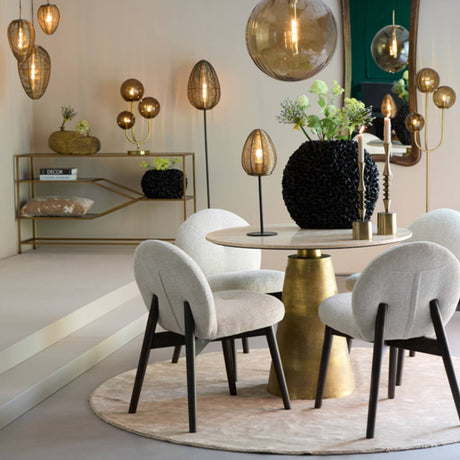 Kulona wooden dining table Ø140