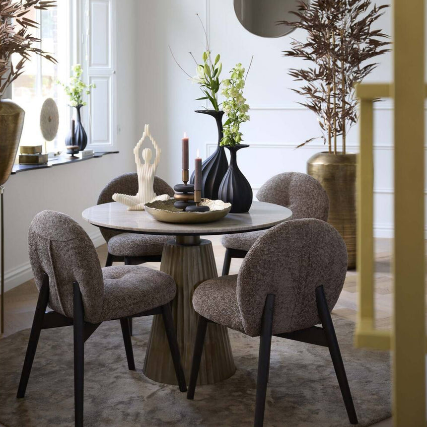 Kulona wooden dining table Ø140