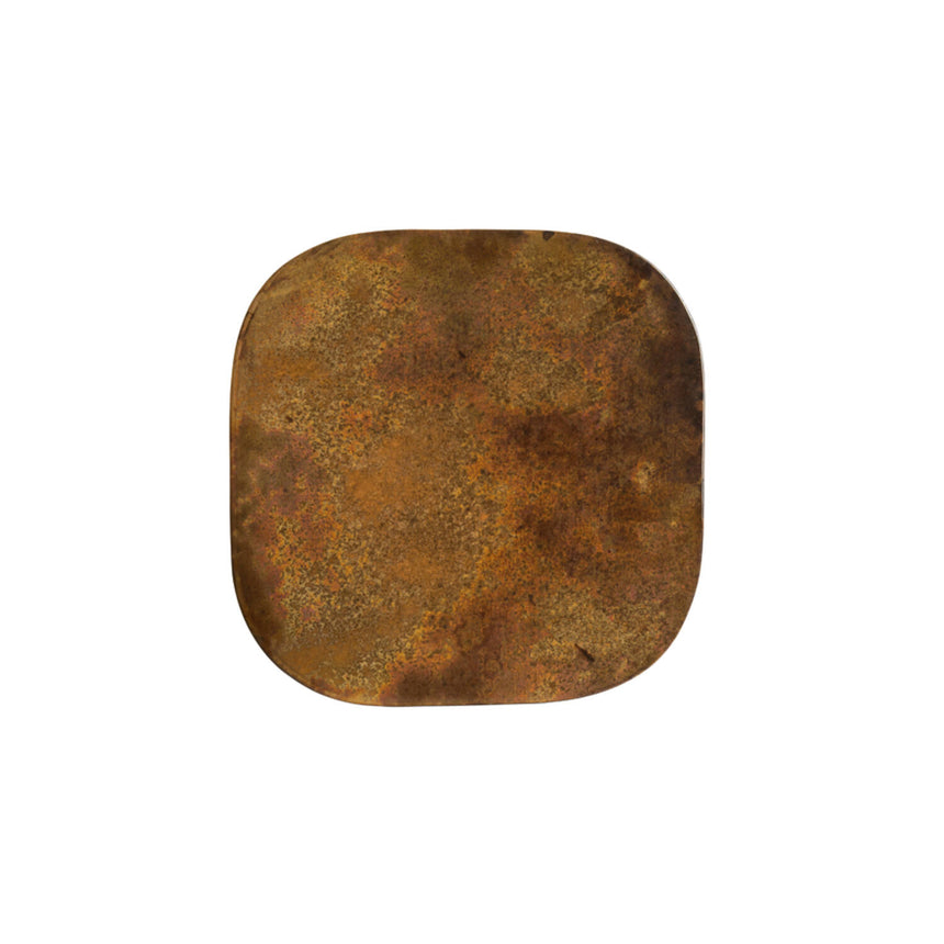 Abala lerakóasztal – Réz-bronz ragyogás és kecses forma