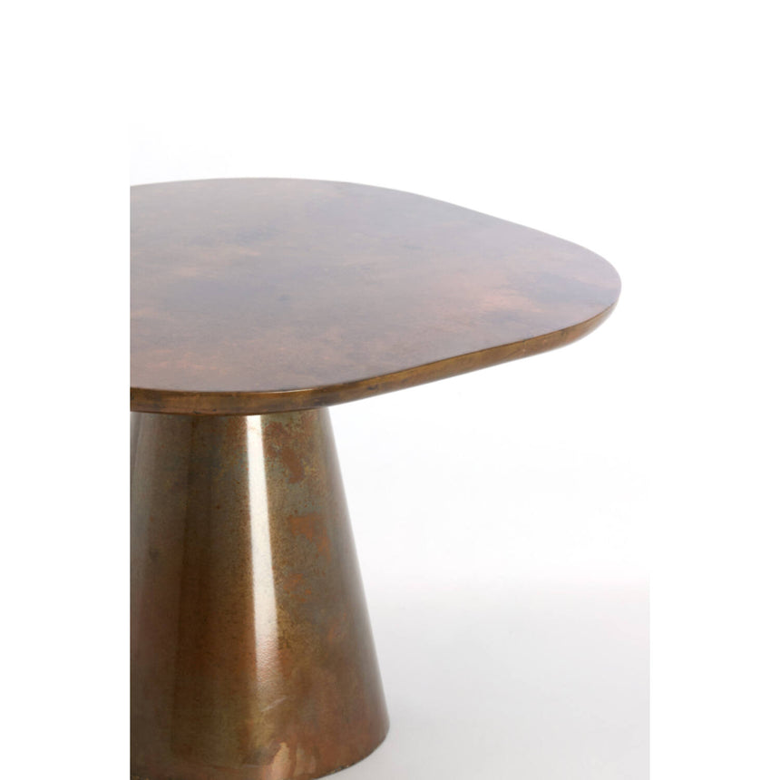 Abala lerakóasztal – Réz-bronz ragyogás és modern forma