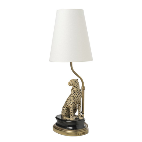 Cheetah szövet asztali lámpa