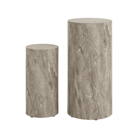 Dice marble effect column set