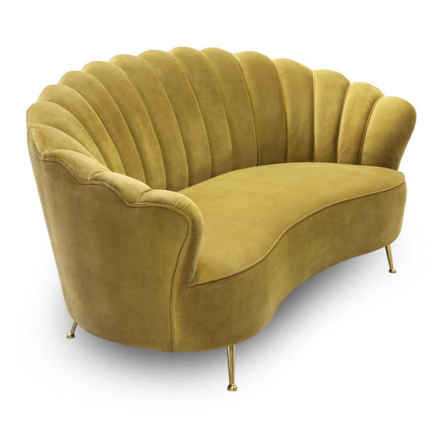 Katy 2 személyes bársony kanapé