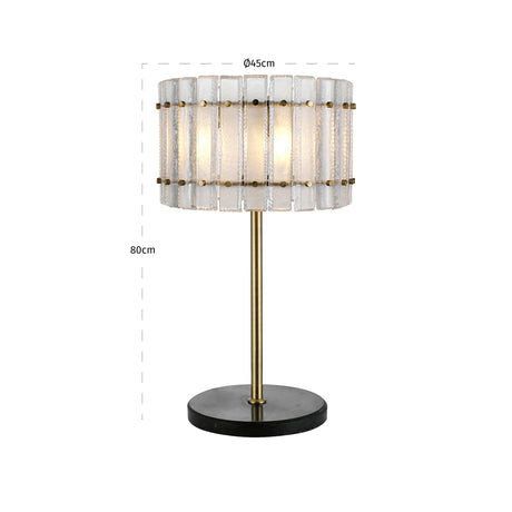 Felina asztali lámpa – Márvány talppal, beépített LED világítással