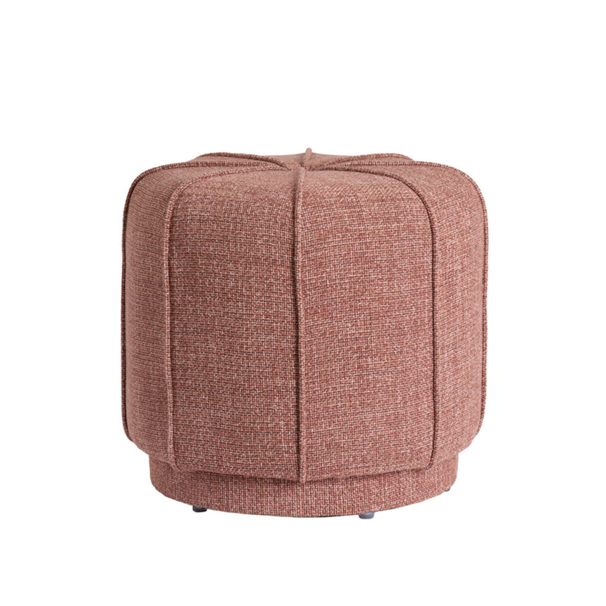 Belisso kerek puff – „Dusty Rose” elegancia