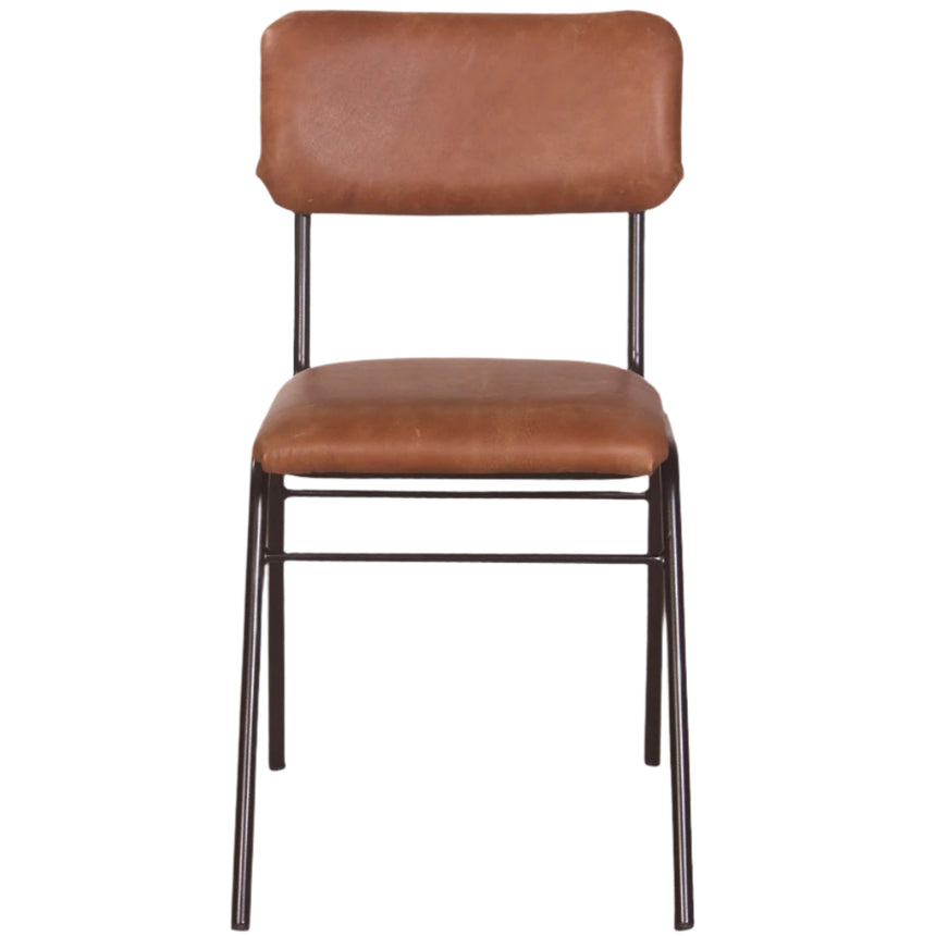 Plain leather chair