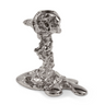 Drip metal candle holder 14cm