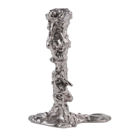 Drip metal candle holder 25cm