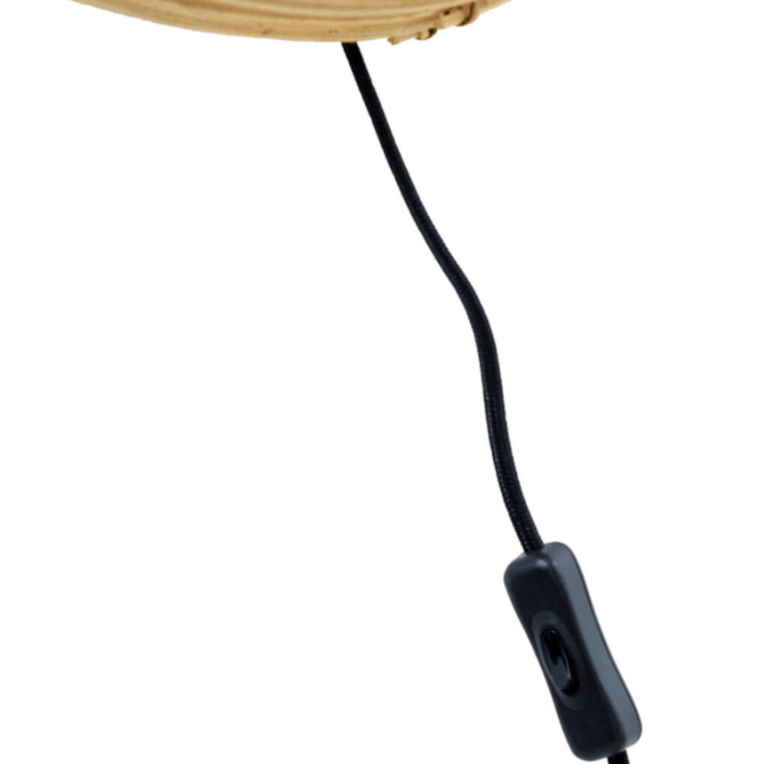 Milan rattan wall lamp