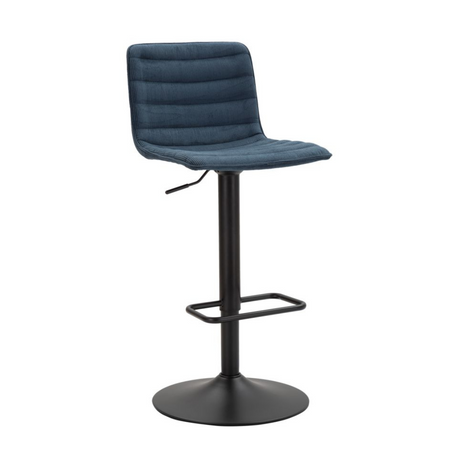 High corduroy bar stool